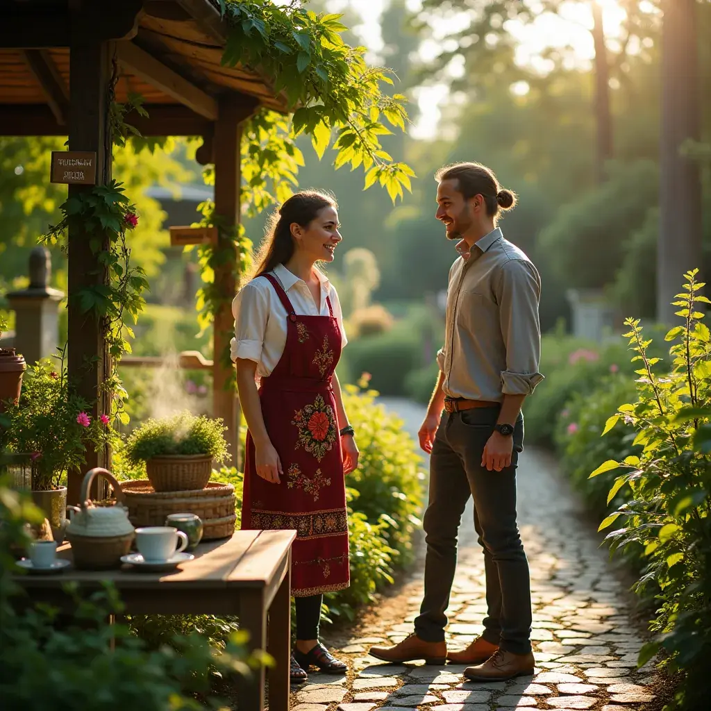 Frissítő gyógynövényes tea, élénk színekben és aromákban